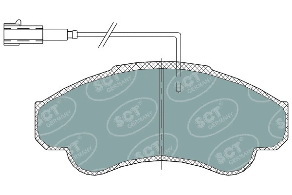 Brake Pad Set, disc brake (SP 322 PR)