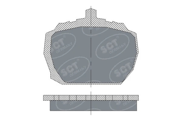 Brake Pad Set, disc brake (SP 231 PR)