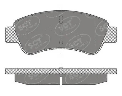 Brake Pad Set, disc brake (SP 488 PR)