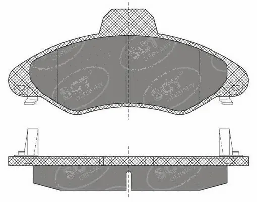 Brake Pad Set, disc brake (SP 614 PR)