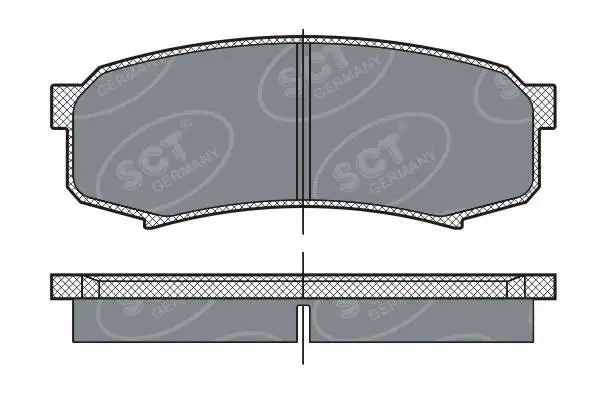 Brake Pad Set, disc brake (SP 279 PR)