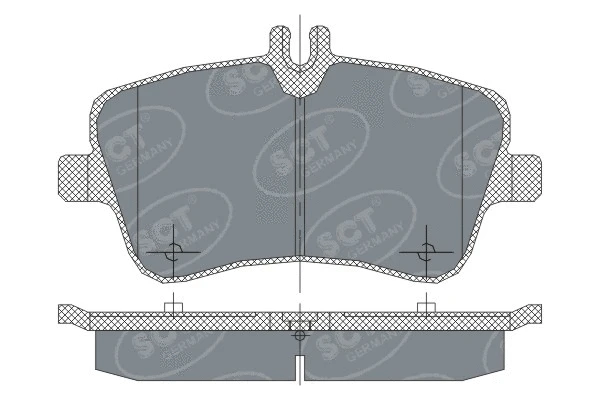 Brake Pad Set, disc brake (SP 246 PR)