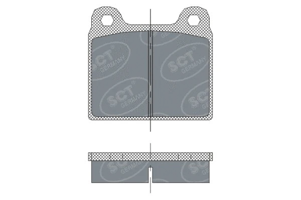 Brake Pad Set, disc brake (SP 251 PR)