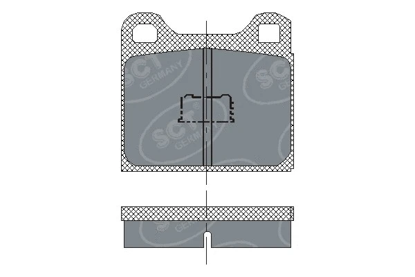 Brake Pad Set, disc brake (SP 127 PR)