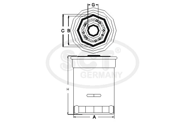 Oil Filter (SK 813)