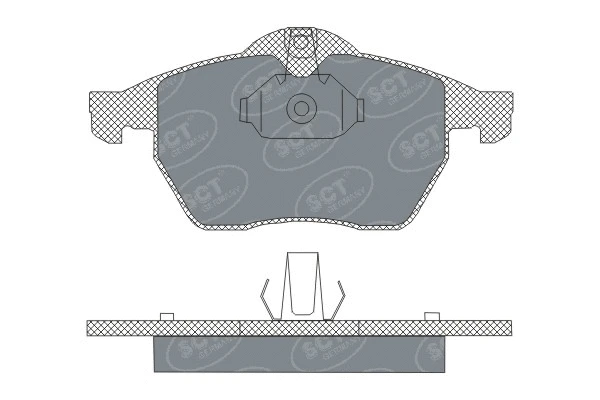 Brake Pad Set, disc brake (SP 303 PR)