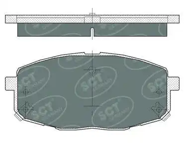 Brake Pad Set, disc brake (SP 374 PR)