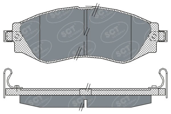 Brake Pad Set, disc brake (SP 310 PR)