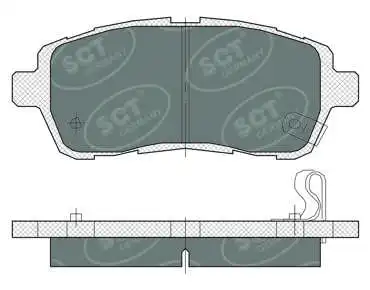 Brake Pad Set, disc brake (SP 384 PR)