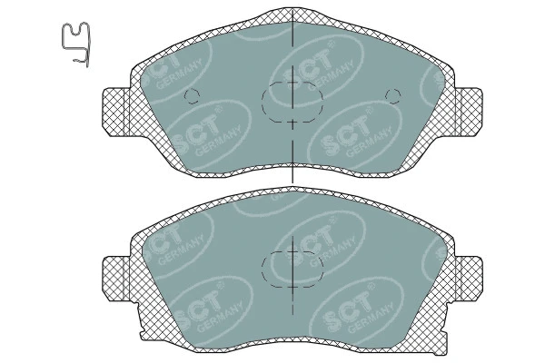Brake Pad Set, disc brake (SP 320 PR)