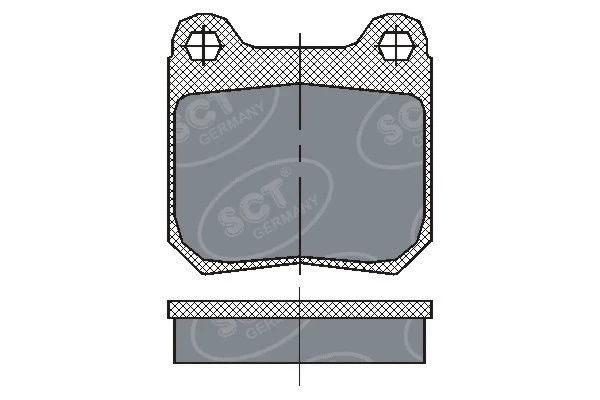 Brake Pad Set, disc brake (SP 162 PR)