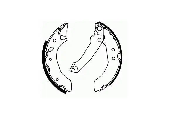 Brake Shoe Set, parking brake (SS 537)