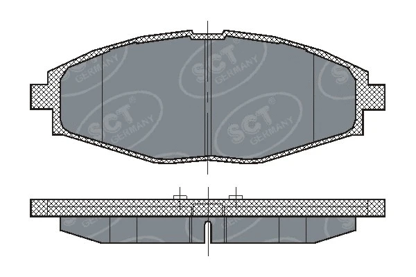 Brake Pad Set, disc brake (SP 213 PR)