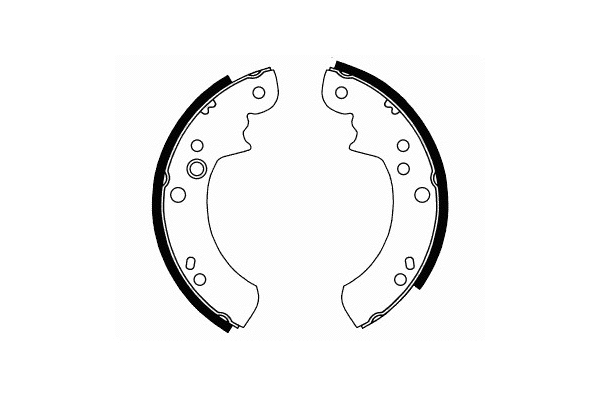 Brake Shoe Set, parking brake (SS 530)