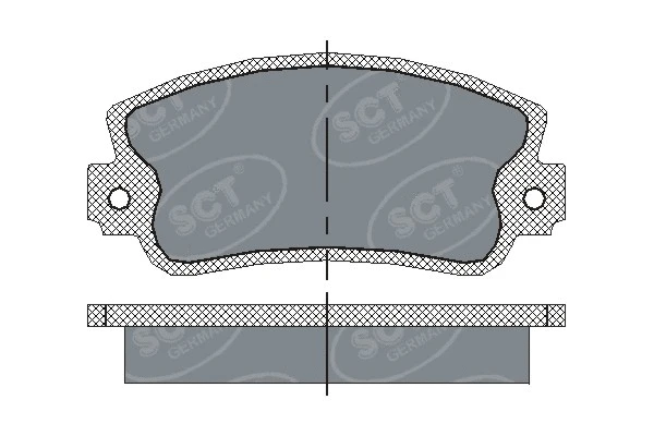 Brake Pad Set, disc brake (SP 143 PR)