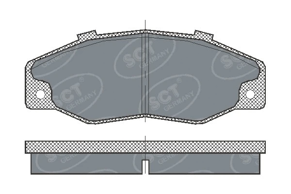 Brake Pad Set, disc brake (SP 218 PR)