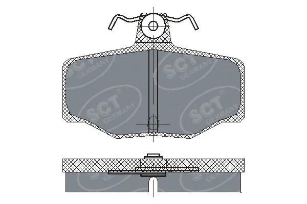 Brake Pad Set, disc brake (SP 224 PR)
