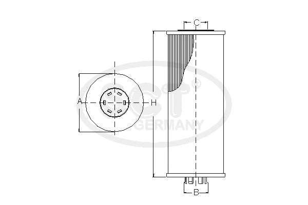 Oil Filter (SH 4044 P)