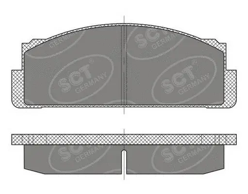 Brake Pad Set, disc brake (SP 486 PR)