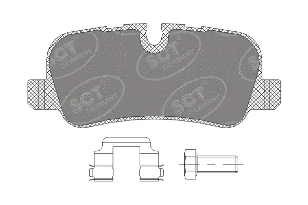 Brake Pad Set, disc brake (SP 330 PR)