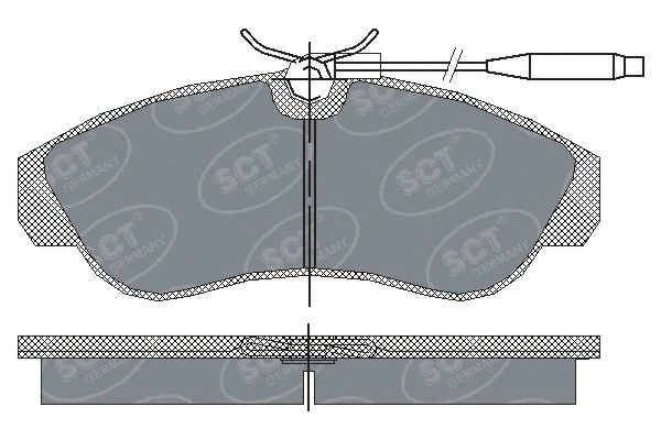 Brake Pad Set, disc brake (SP 183 PR)