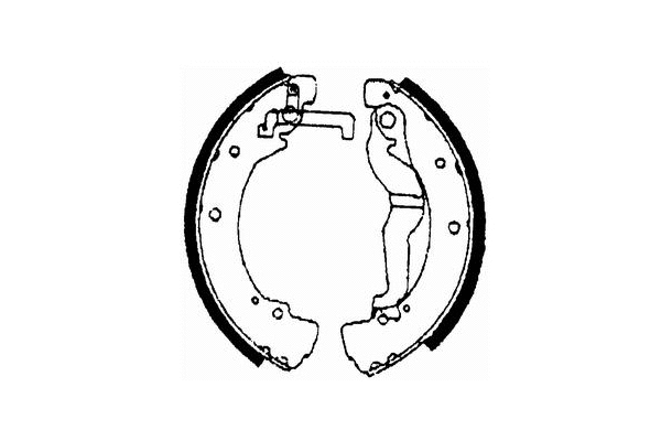 Brake Shoe Set, parking brake (SS 513)