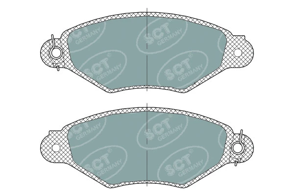 Brake Pad Set, disc brake (SP 312 PR)