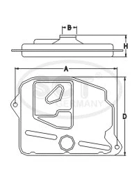 Hydraulic Filter Kit, automatic transmission (SG 1720)