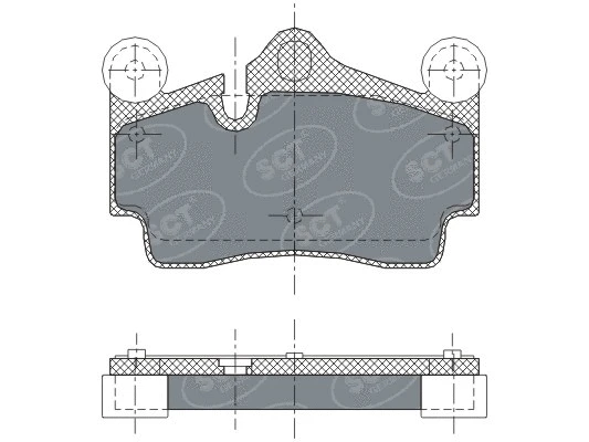 Brake Pad Set, disc brake (SP 276 PR)