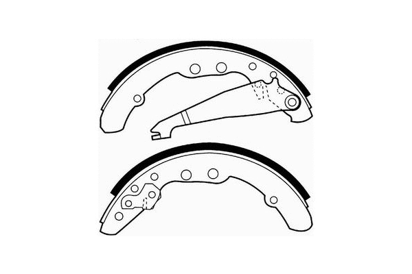 Brake Shoe Set, parking brake (SS 506)