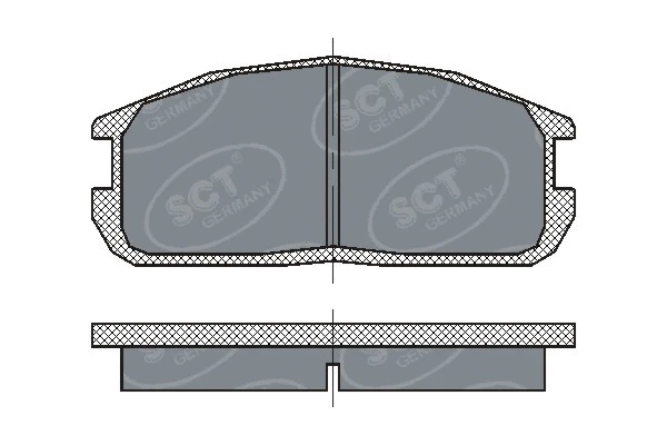 Brake Pad Set, disc brake (SP 220 PR)