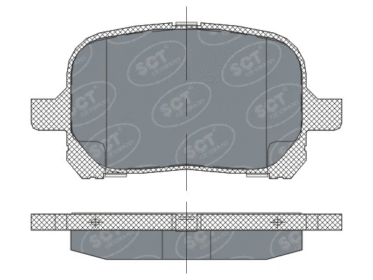 Brake Pad Set, disc brake (SP 274 PR)