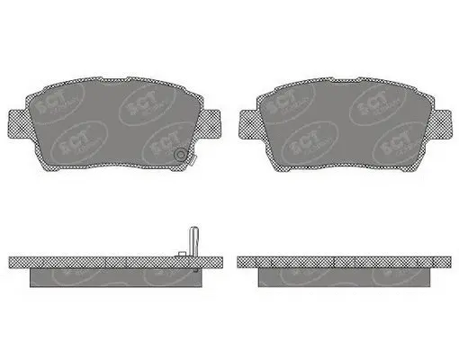 Brake Pad Set, disc brake (SP 656 PR)