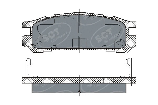 Brake Pad Set, disc brake (SP 211 PR)