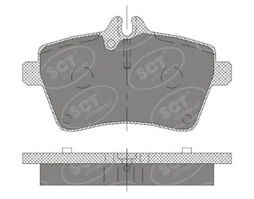 Brake Pad Set, disc brake (SP 409 PR)