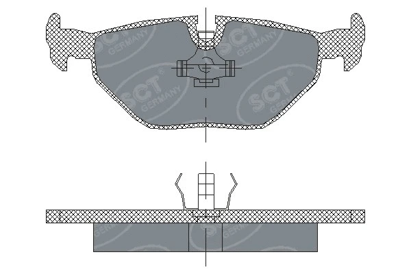Brake Pad Set, disc brake (SP 184 PR)