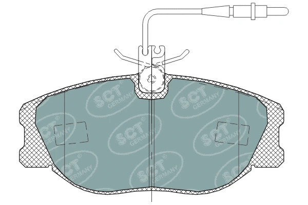 Brake Pad Set, disc brake (SP 317 PR)