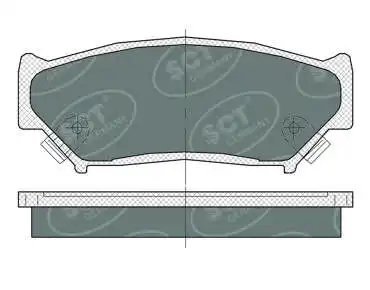 Brake Pad Set, disc brake (SP 361 PR)