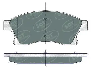 Brake Pad Set, disc brake (SP 359 PR)
