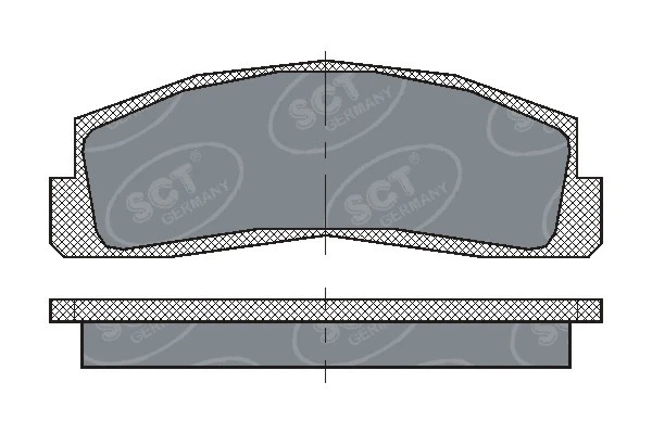 Brake Pad Set, disc brake (SP 179 PR)