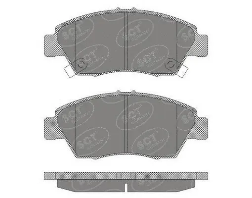 Brake Pad Set, disc brake (SP 621 PR)