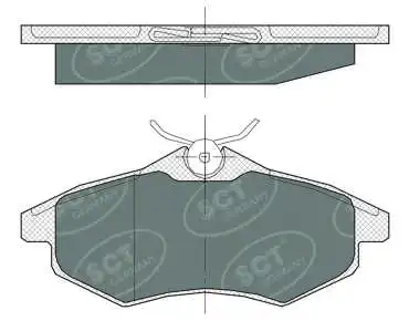 Brake Pad Set, disc brake (SP 365 PR)