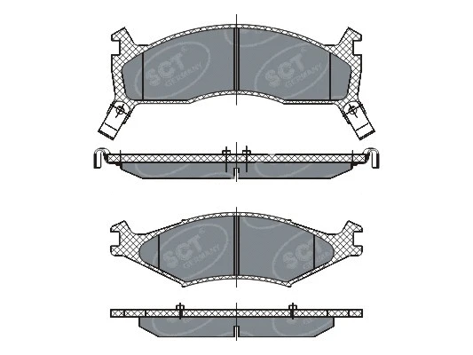 Brake Pad Set, disc brake (SP 267 PR)