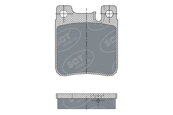 Brake Pad Set, disc brake (SP 255 PR)