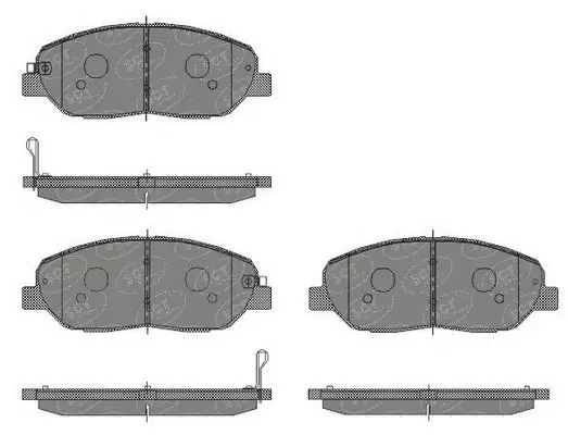 Brake Pad Set, disc brake (SP 448 PR)