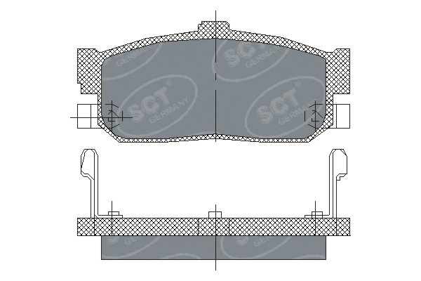 Brake Pad Set, disc brake (SP 139 PR)