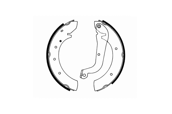 Brake Shoe Set, parking brake (SS 518)