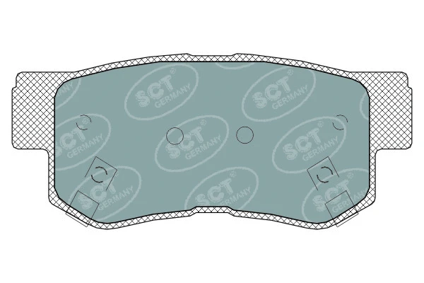 Brake Pad Set, disc brake (SP 326 PR)