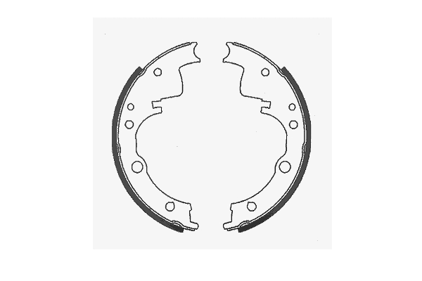 Brake Shoe Set, parking brake (SS 528)