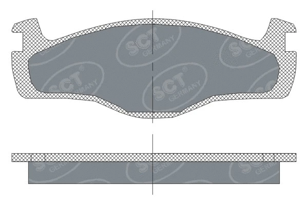 Brake Pad Set, disc brake (SP 115 PR)
